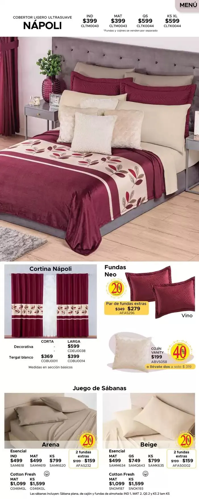 Catálogo de Ofertas Colchas Concord 4 de marzo al 31 de marzo 2025 - Pagina 412