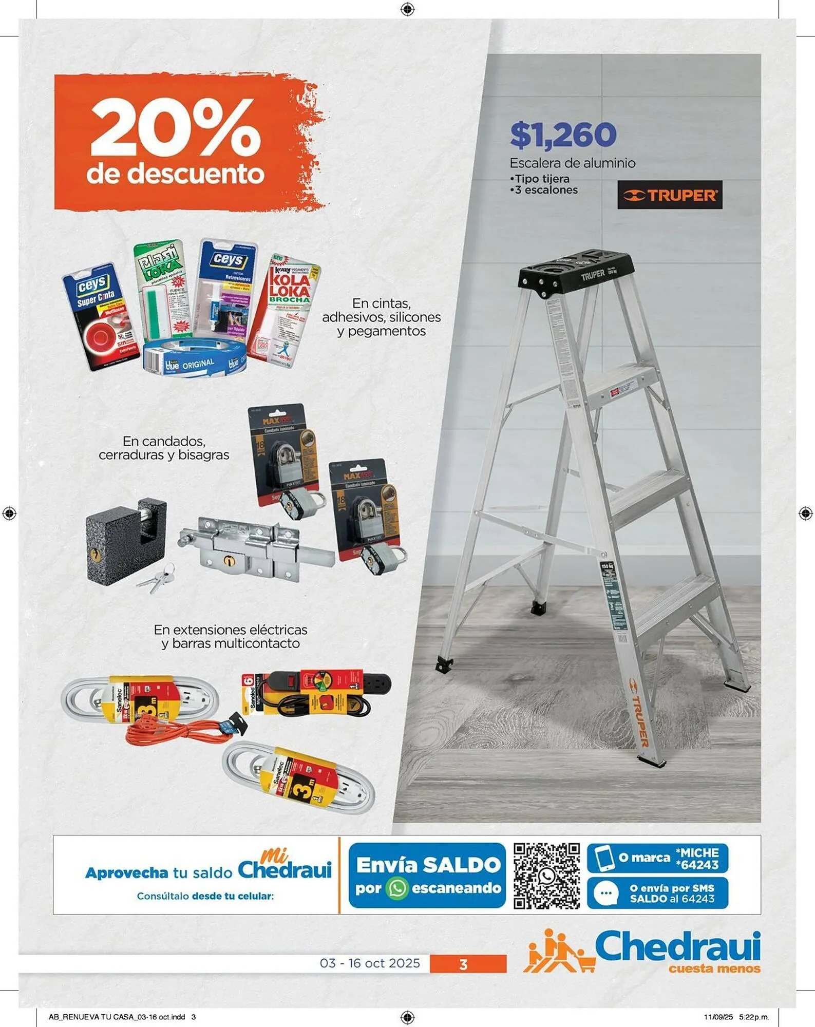 Catálogo de Folleto Chedraui 6 de octubre al 16 de octubre 2025 - Pagina 3