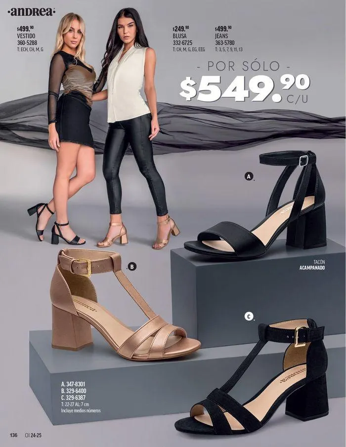 Catálogo de ANDREA - CALZADO DAMA 26 de agosto al 25 de enero 2025 - Pagina 40