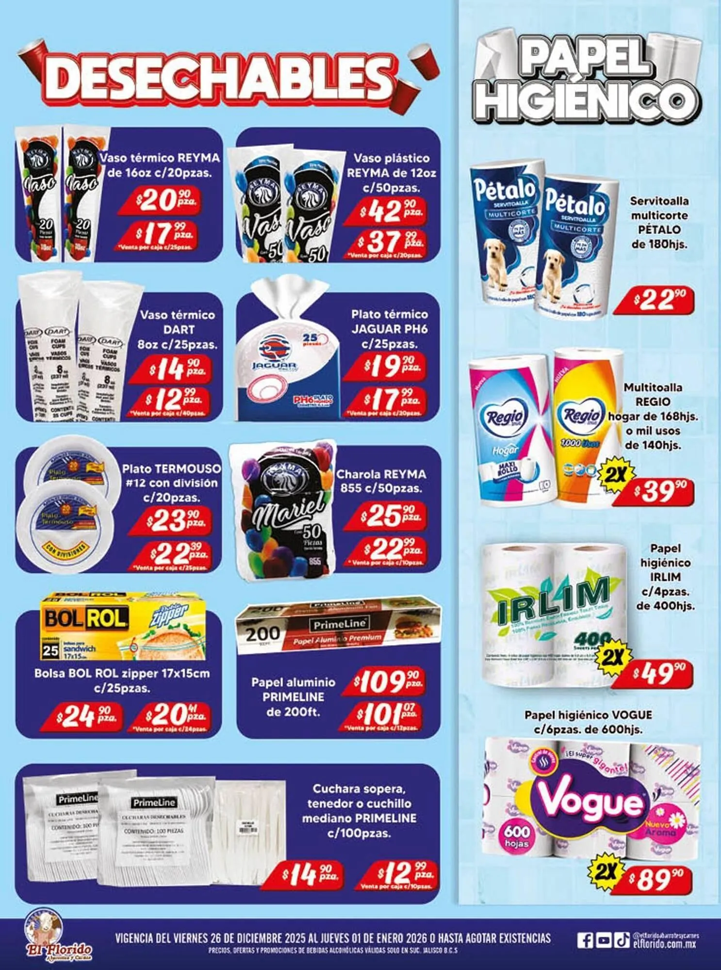 Catálogo de Folleto El Florido 26 de diciembre al 1 de enero 2026 - Pagina 12