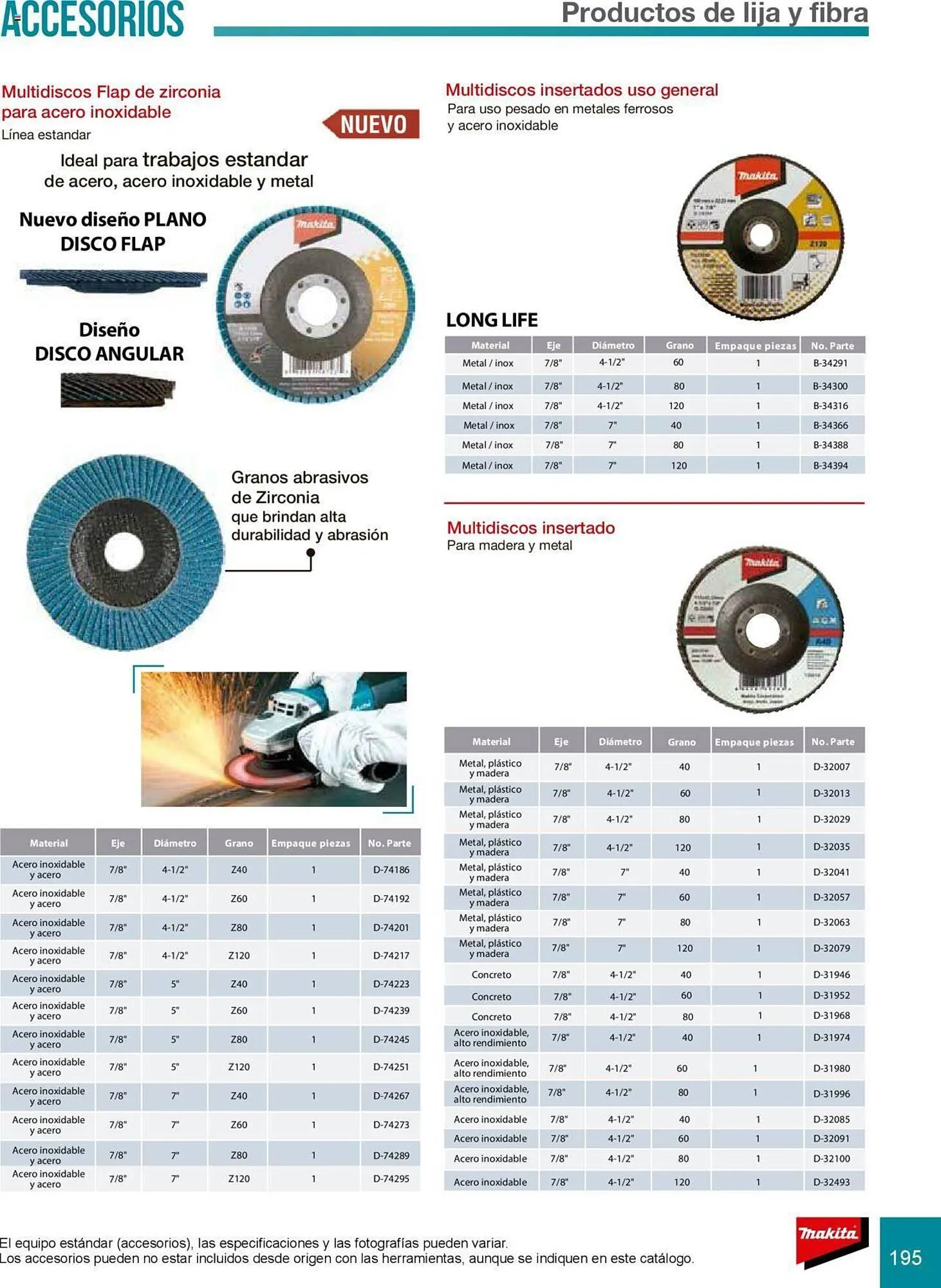 Catálogo de Catálogo Makita 8 de julio al 31 de diciembre 2025 - Pagina 195