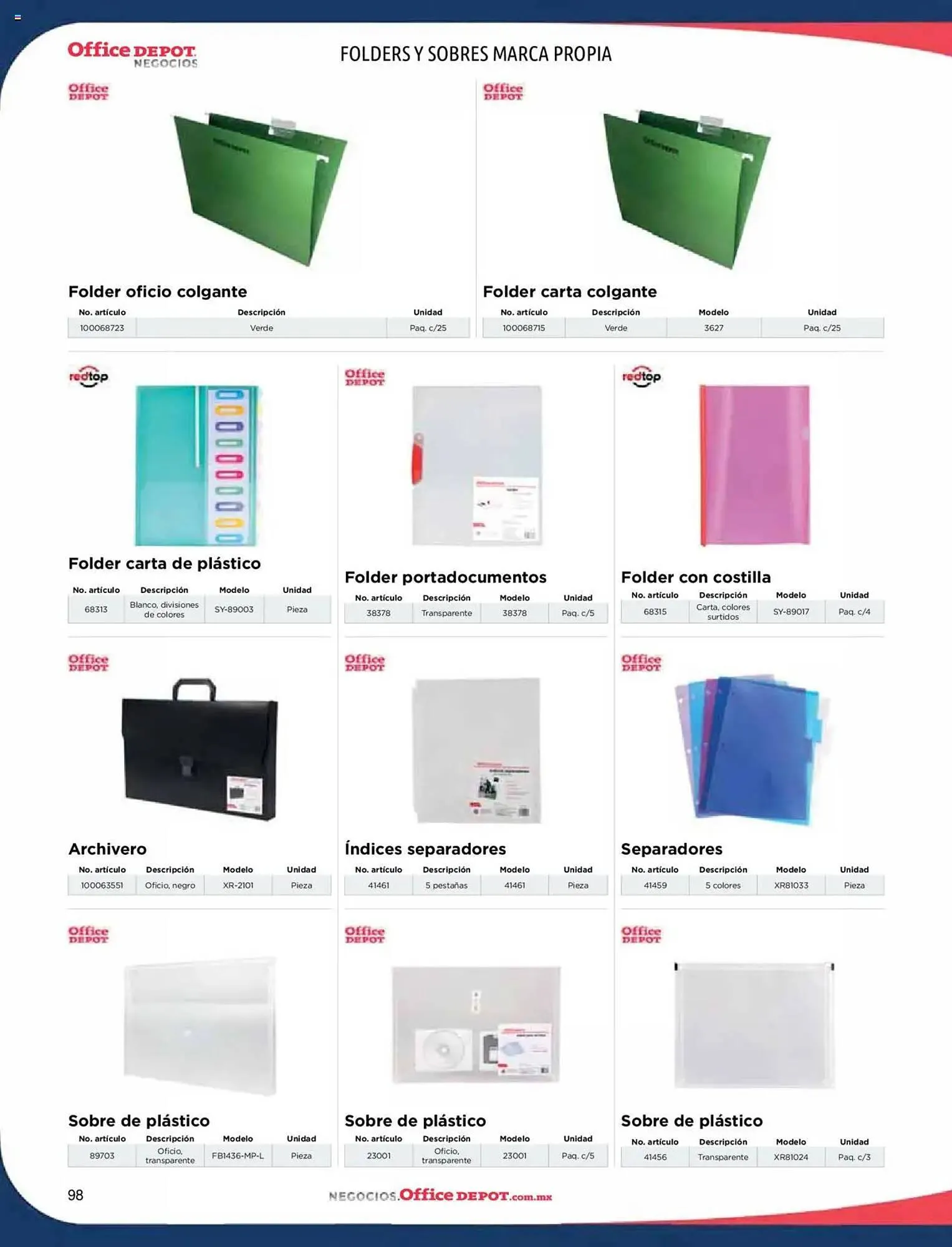 Catálogo de Catálogo Office Depot 9 de enero al 31 de diciembre 2025 - Pagina 100