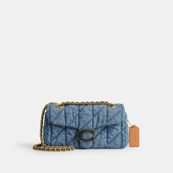 Bolsa Shoulder Bag Quilted Tabby 20 Denim