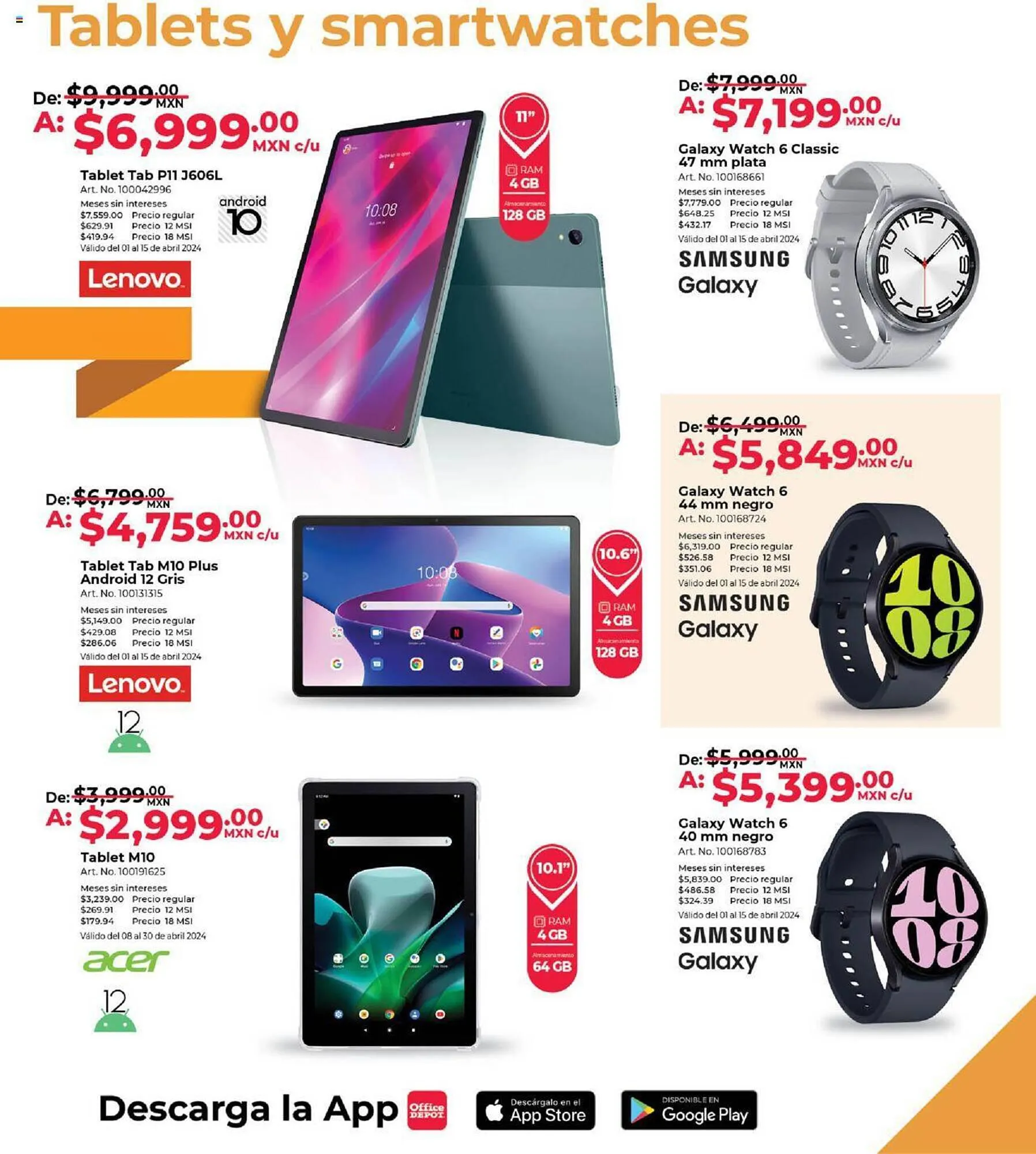 Catálogo de Catálogo Office Depot 1 de abril al 30 de abril 2024 - Pagina 6