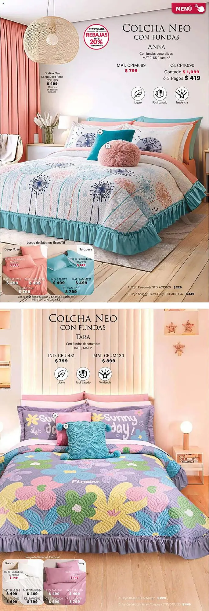 Catálogo de Catálogo Colchas Concord 1 de febrero al 2 de mayo 2026 - Pagina 84