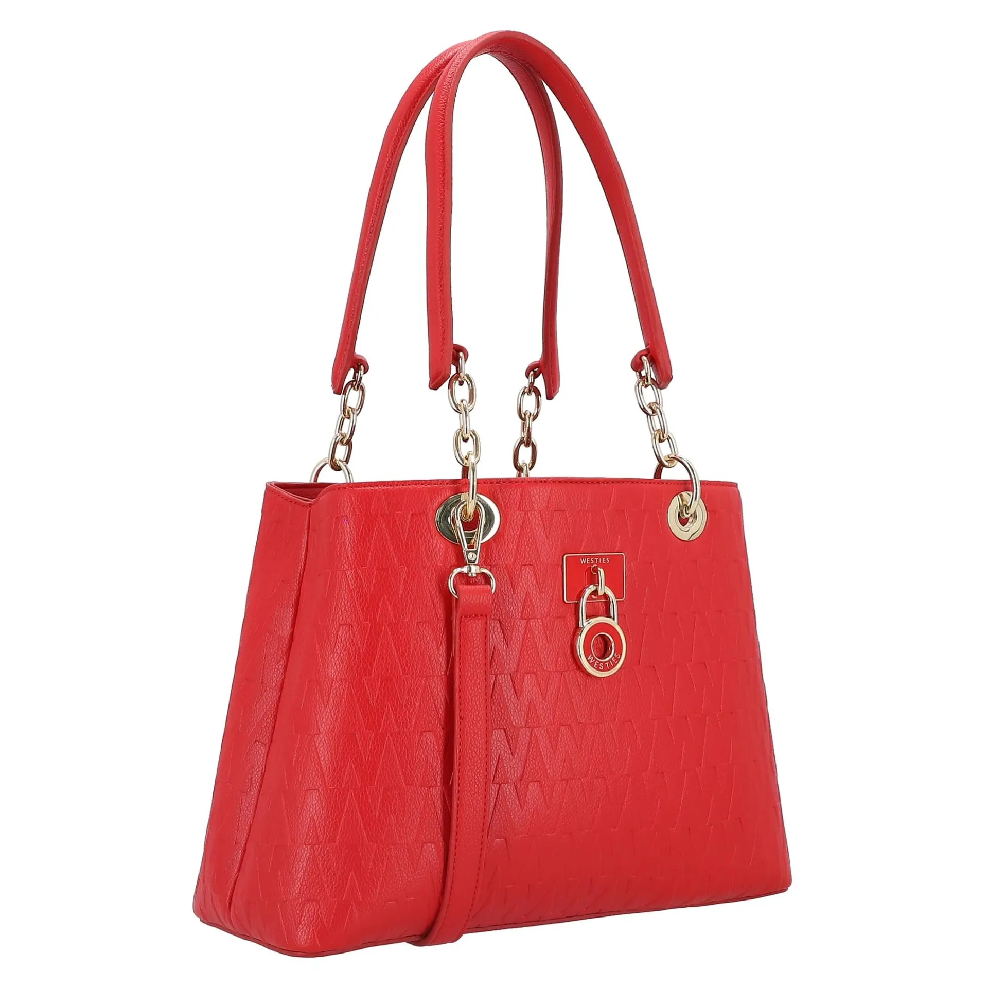 Bolsa Tote Pyro Ragnar Sintetico Monograma Rojo Westies