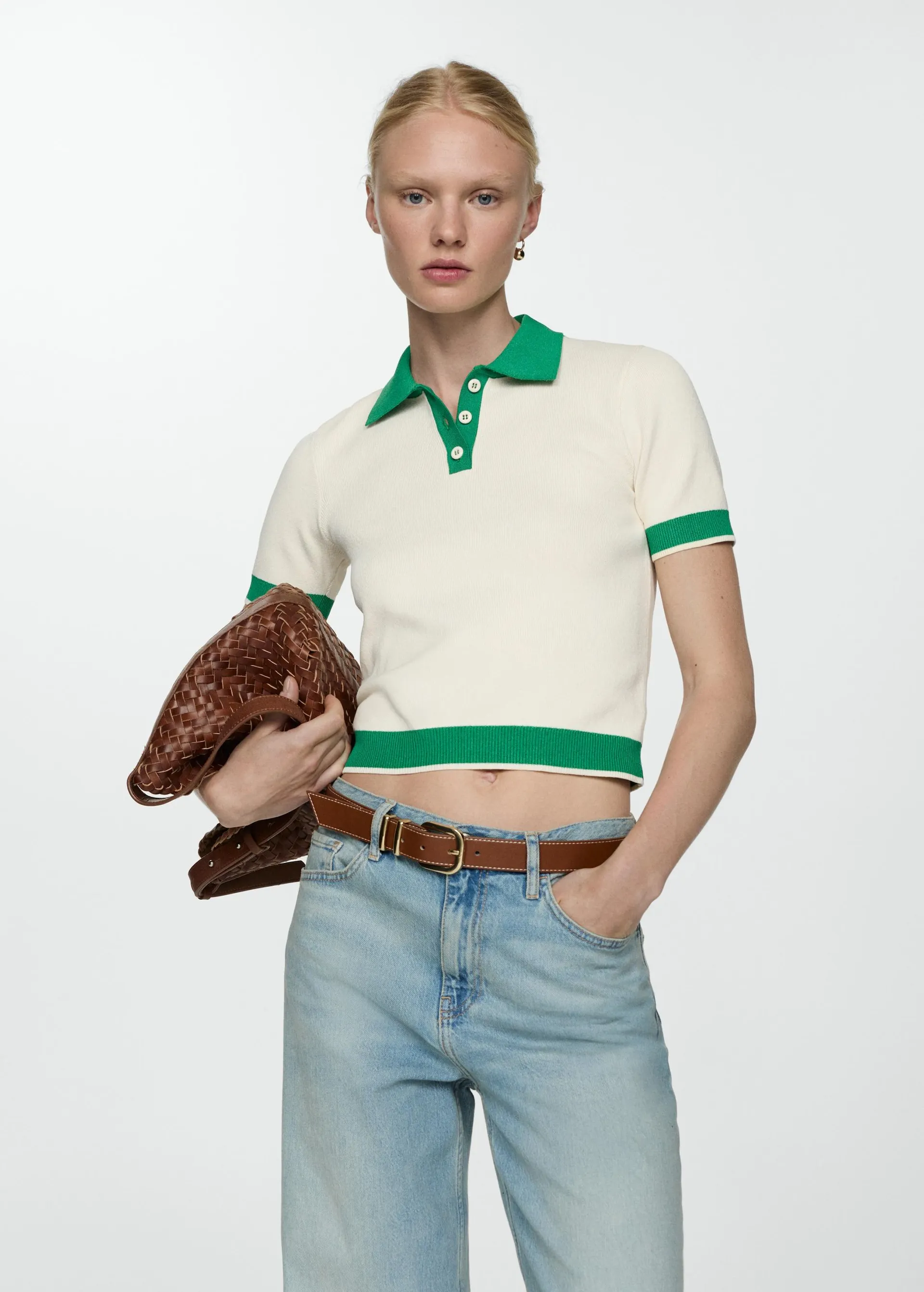 Jersey punto cuello polo