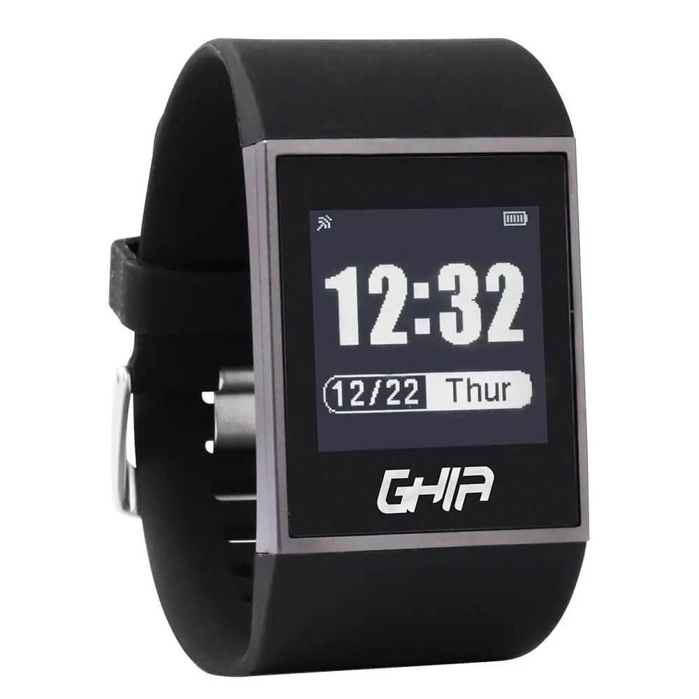 SmartWatch Ghia Vitale Negro / Android & Ios / Bluetooth / Recargable / GAC-037