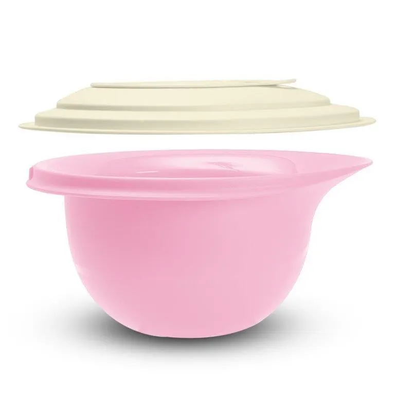 Bowl para mezclar Tupperware 1.5L doble tapa con pico vertedor