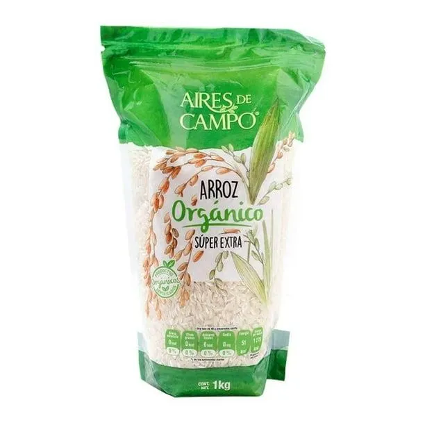 Arroz Aires de Campo orgánico super extra 1 kg