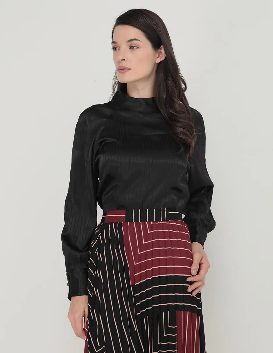 Blusa Contempo manga larga para mujer