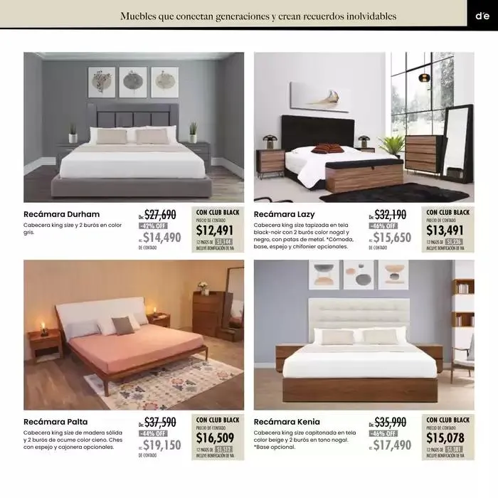 Catálogo de Muebles que Conectan Contigo 6 de enero al 8 de febrero 2025 - Pagina 9