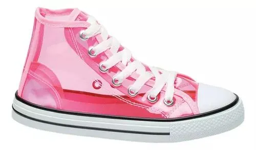 Tenis Dama Zapatos Plástico Mujer Urbanos Clío Rosa Fareli