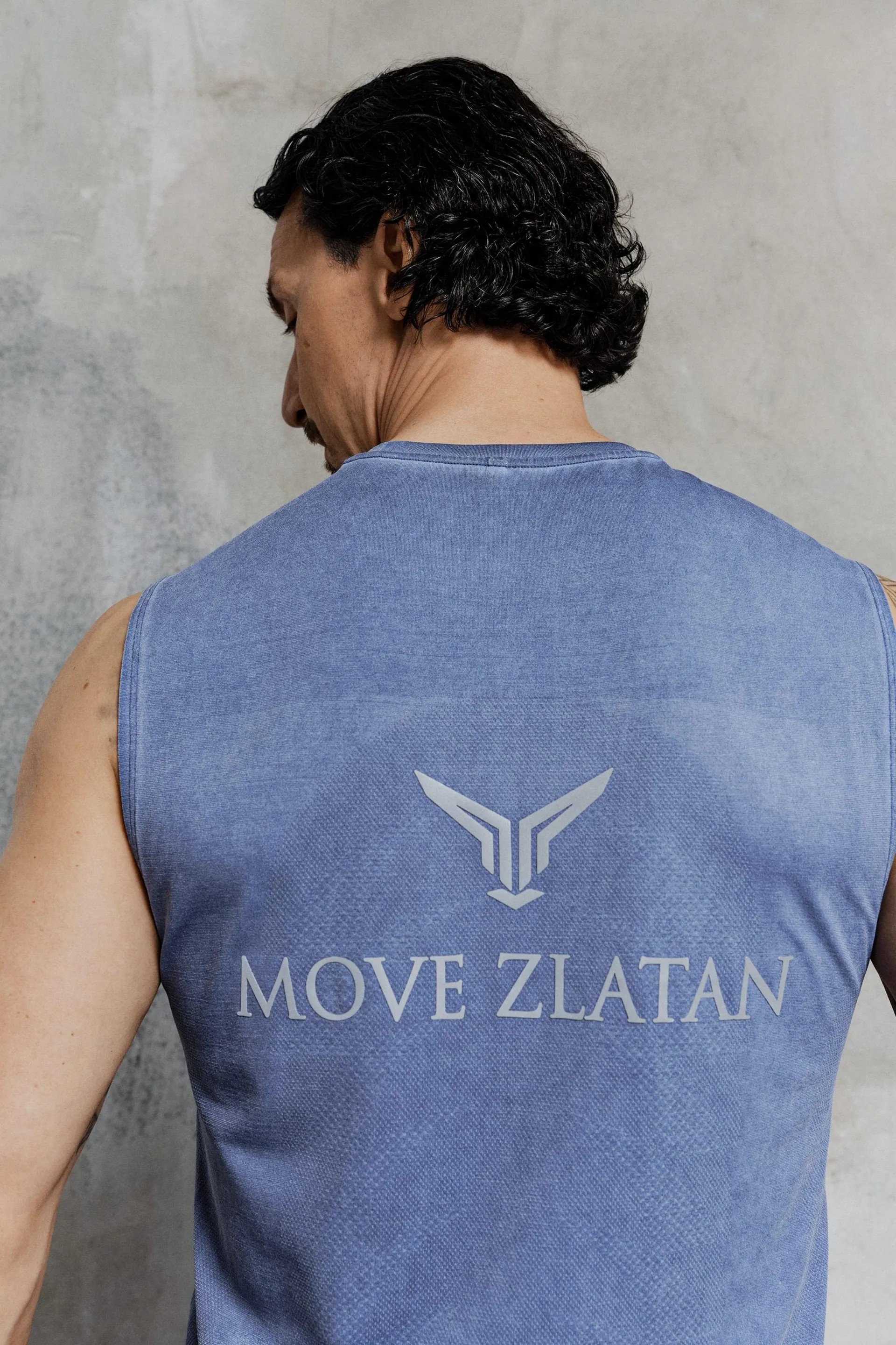 Playera deportiva sin mangas Muscle Fit