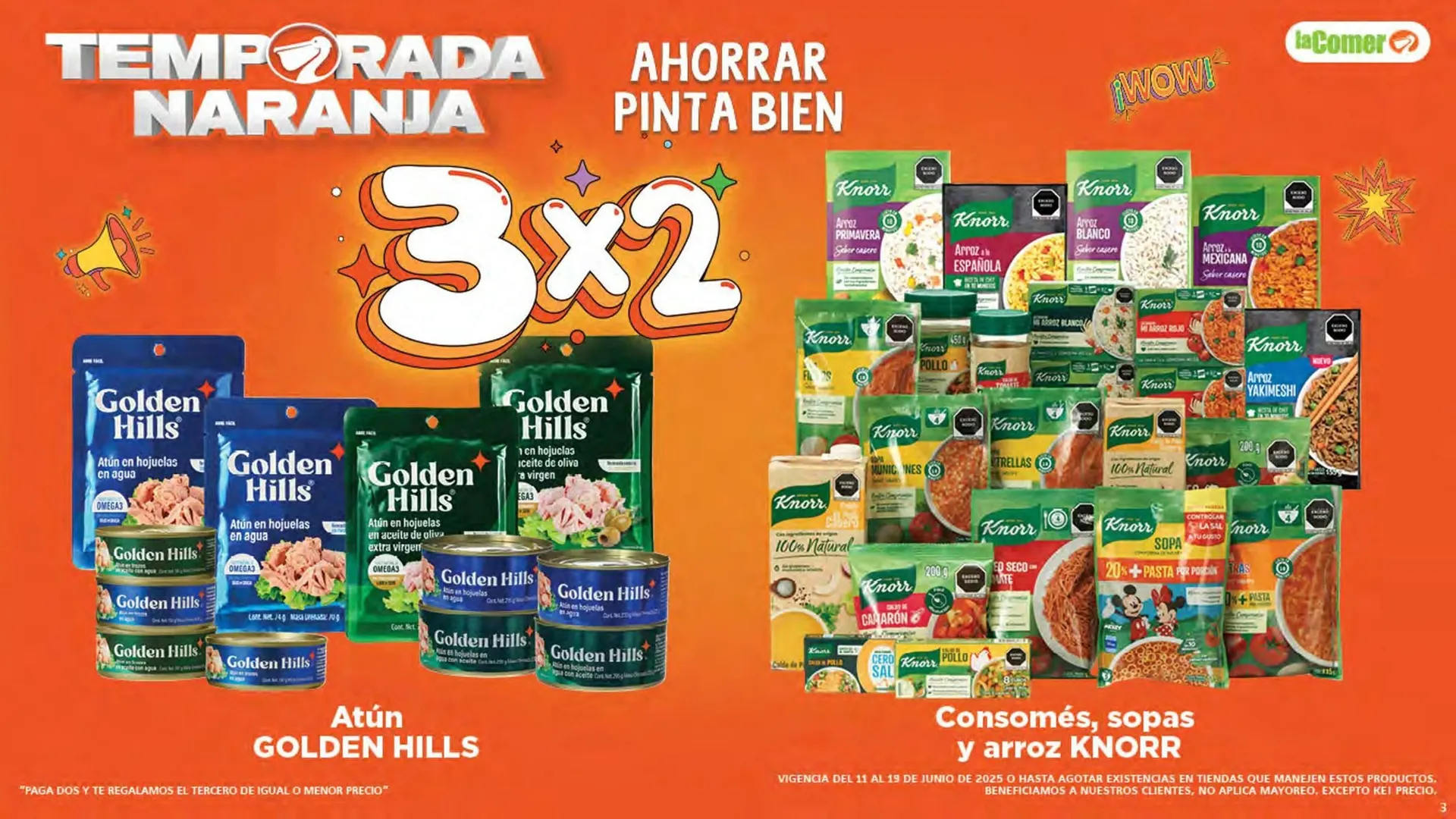 Catálogo de Catálogo La Comer 11 de junio al 19 de junio 2025 - Pagina 3