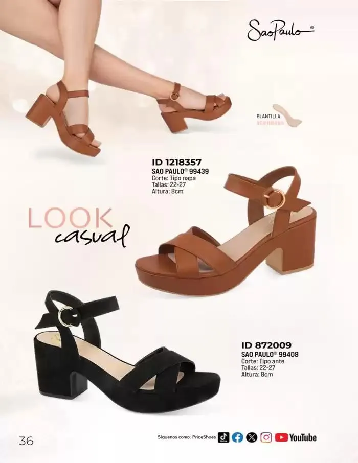 Catálogo de SANDALIAS | FIESTA Y VESTIR | 2025 | 1E 11 de marzo al 31 de agosto 2025 - Pagina 36
