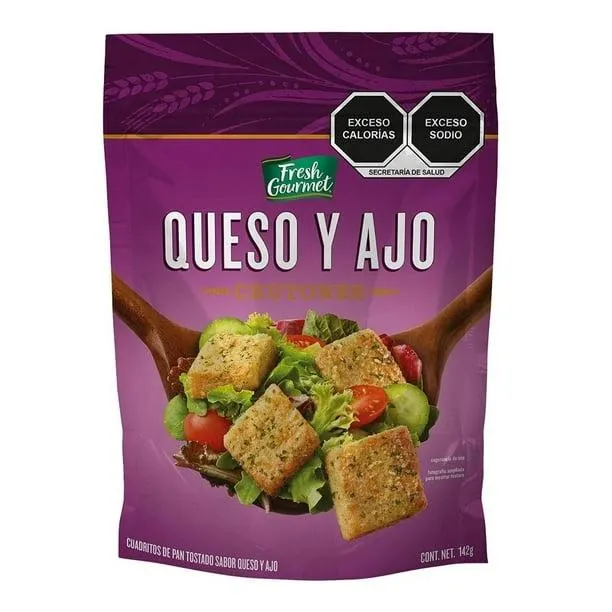 Crutones Fresh Gourmet queso y ajo 142 g