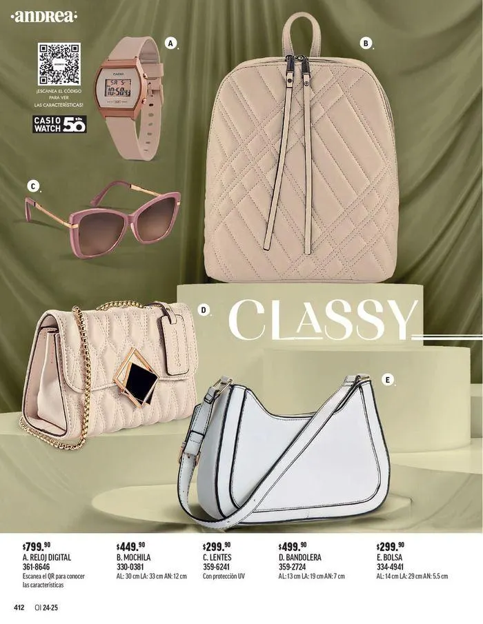 Catálogo de ANDREA - BOLSAS Y ACCESORIOS 26 de agosto al 25 de enero 2025 - Pagina 37