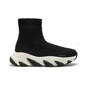 SNEAKER SPORT CHUNKY SLIP ON CAPA DE OZONO PARA MUJER ESTILO 627901 NEGRO