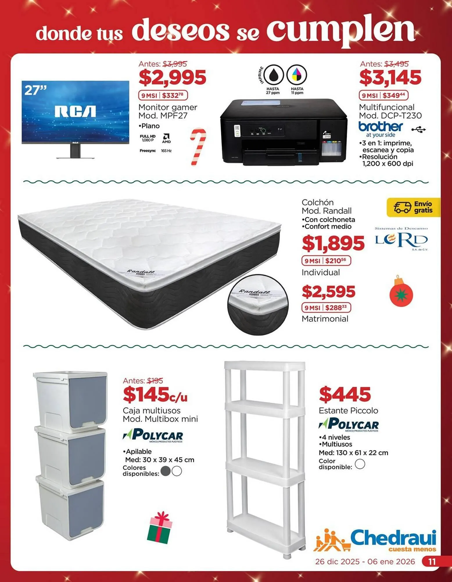 Catálogo de Folleto Chedraui 26 de diciembre al 6 de enero 2026 - Pagina 11