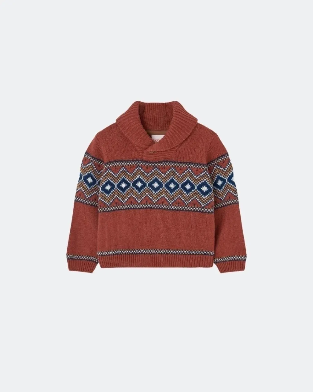 Suéter geométrico trendy