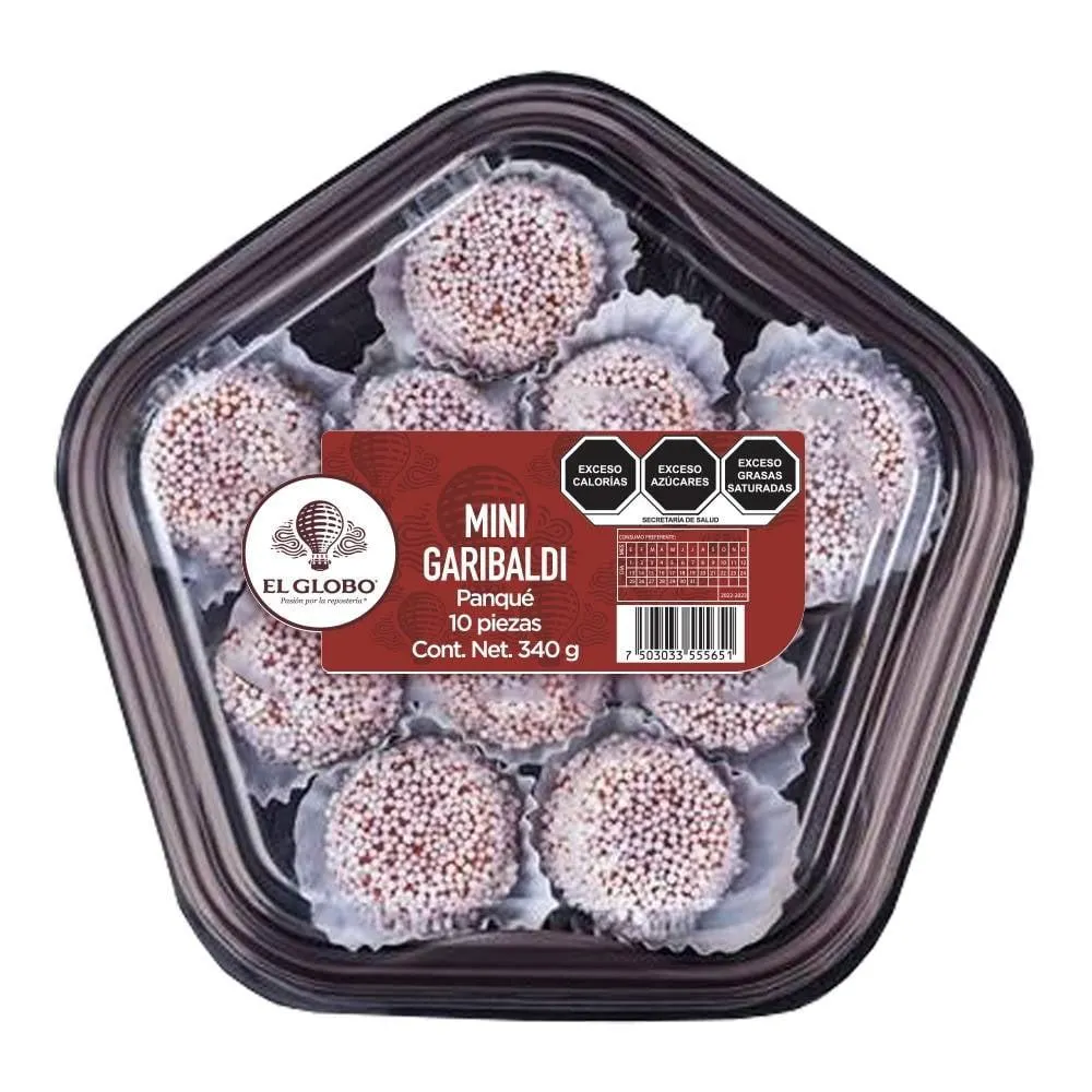 Mini garibaldi 10 piezas