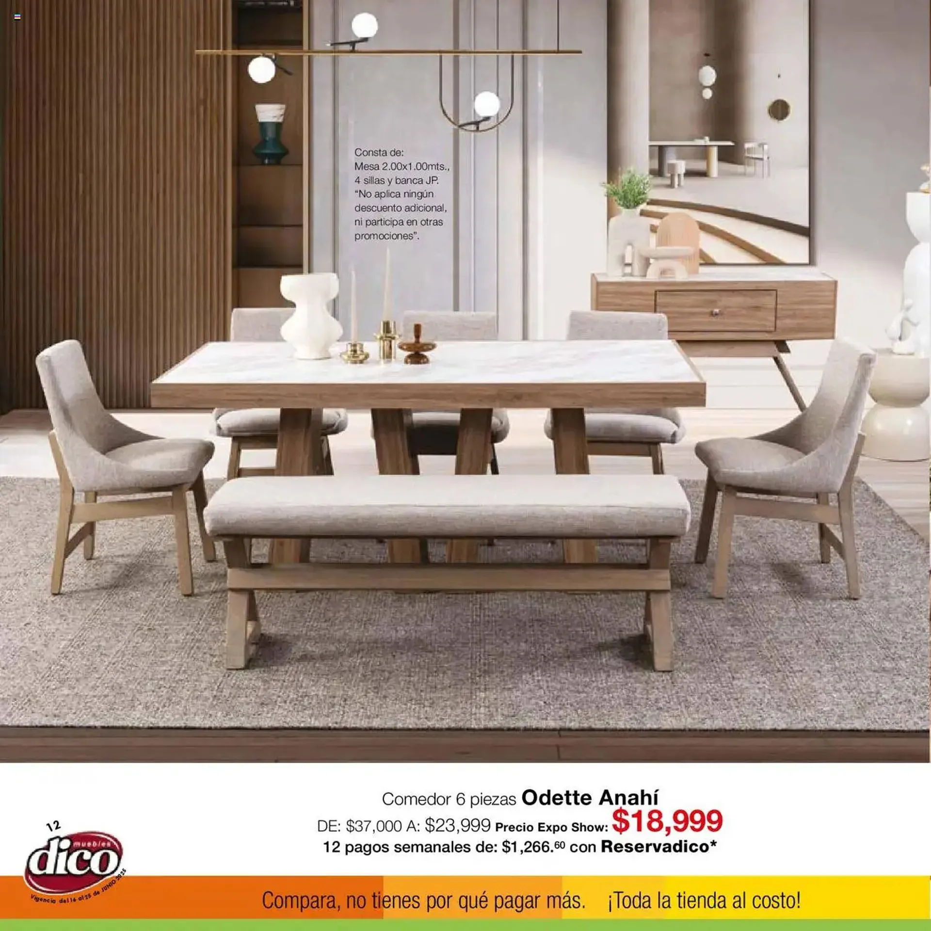Catálogo de Catálogo Muebles Dico 12 de junio al 25 de junio 2025 - Pagina 12