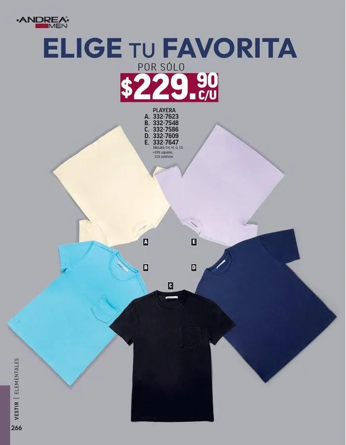 Catálogo de ANDREA - VESTIR CABALLERO 26 de agosto al 25 de enero 2025 - Pagina 83