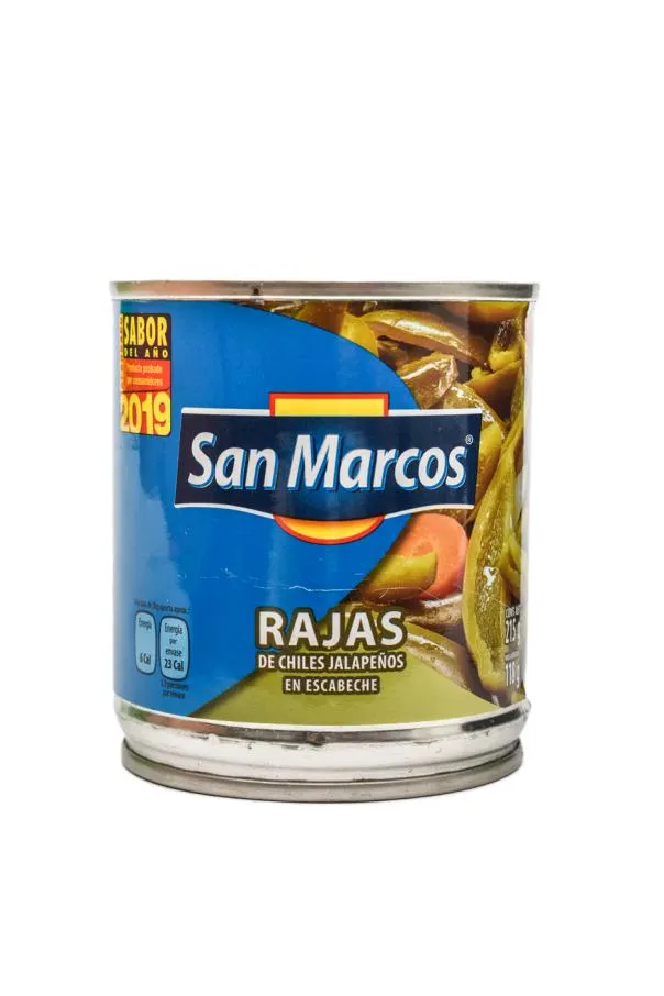 Chiles San Marcos Jalapenos En Rajas 215 Gr