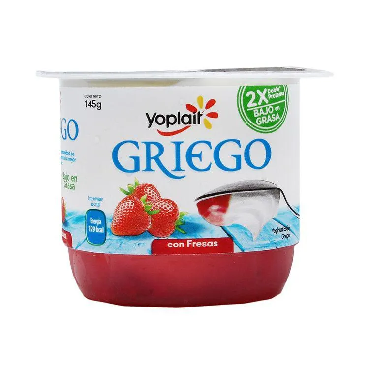 Yoghurt Yoplait Griego Fresa 145Gr - Yoplait - 1 pieza