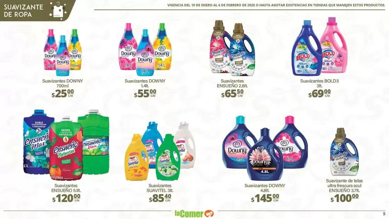 Catálogo de LIMPIA , Desinfecta, organiza, AHORRA 10 de enero al 6 de febrero 2025 - Pagina 9