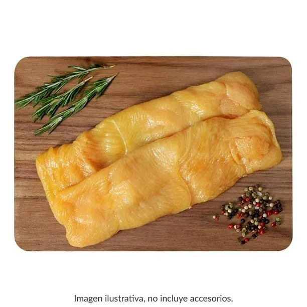 Milanesa de pechuga de pollo por kg peso aprox por charola 500 g