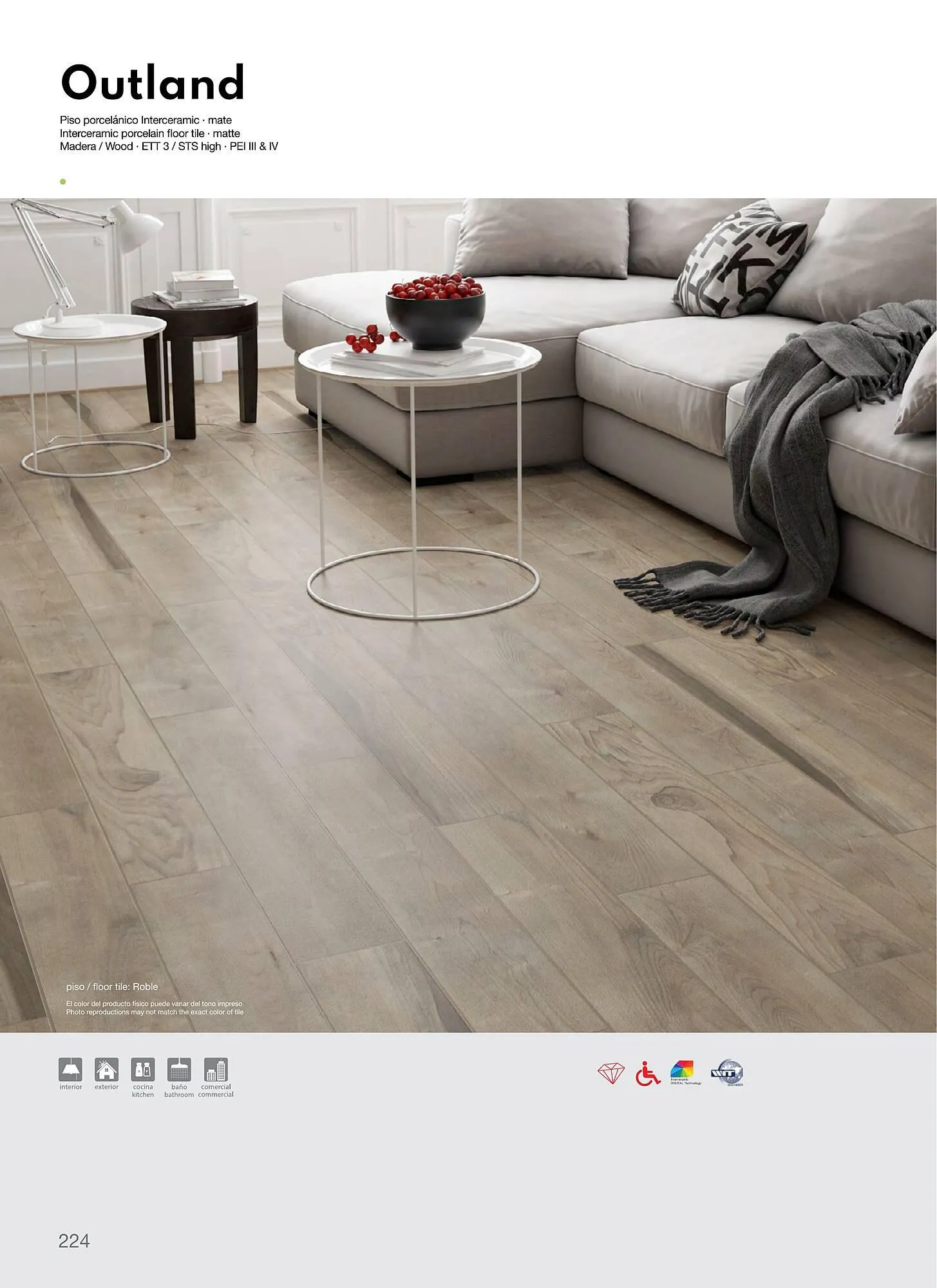 Catálogo de Catálogo Interceramic 12 de marzo al 31 de diciembre 2024 - Pagina 224