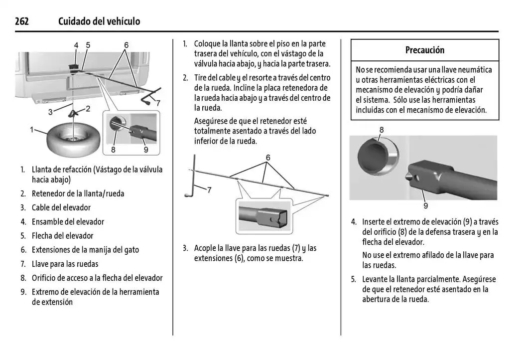 Catálogo de BrightDrop 400 Y BrightDrop 600 Manual del propietario 22 de enero al 31 de diciembre 2025 - Pagina 263