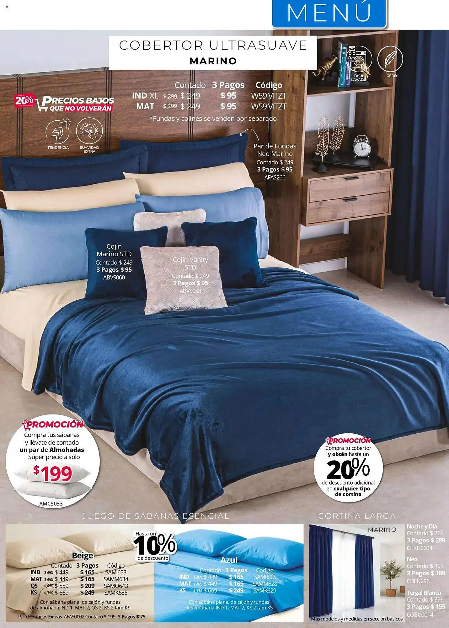 Catálogo de Catálogo Colchas Concord 1 de mayo al 1 de agosto 2026 - Pagina 268