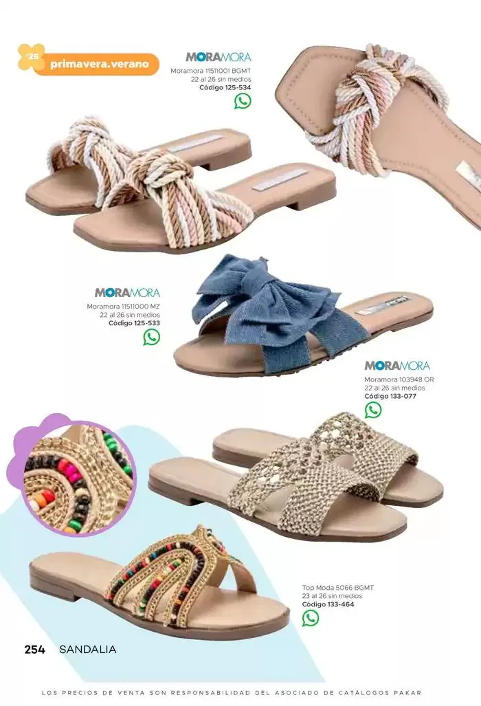 Catálogo de Pakar Sandalia 31 de enero al 31 de mayo 2025 - Pagina 254