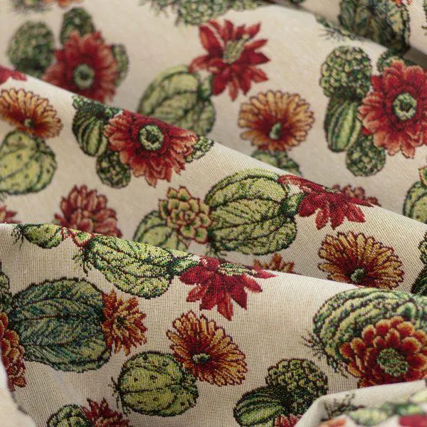 Gobelino Algodon- cactus suculentas