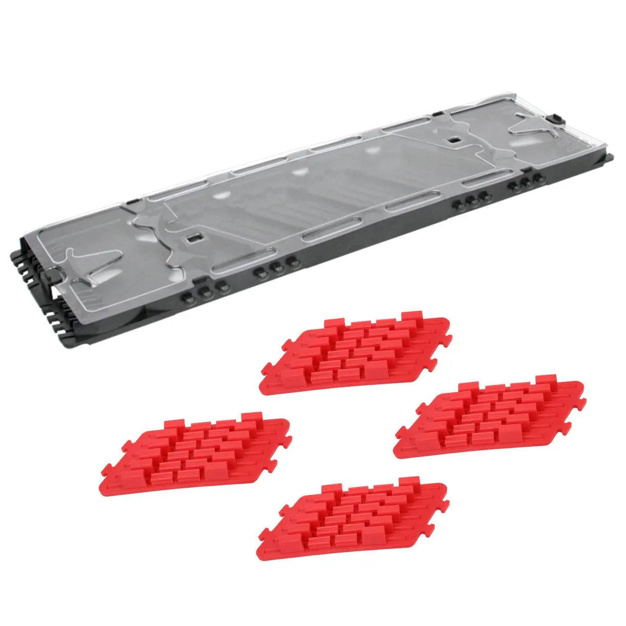 Charola de empalme con 4 chips 2521F para cierre 2178, 48 fusiones