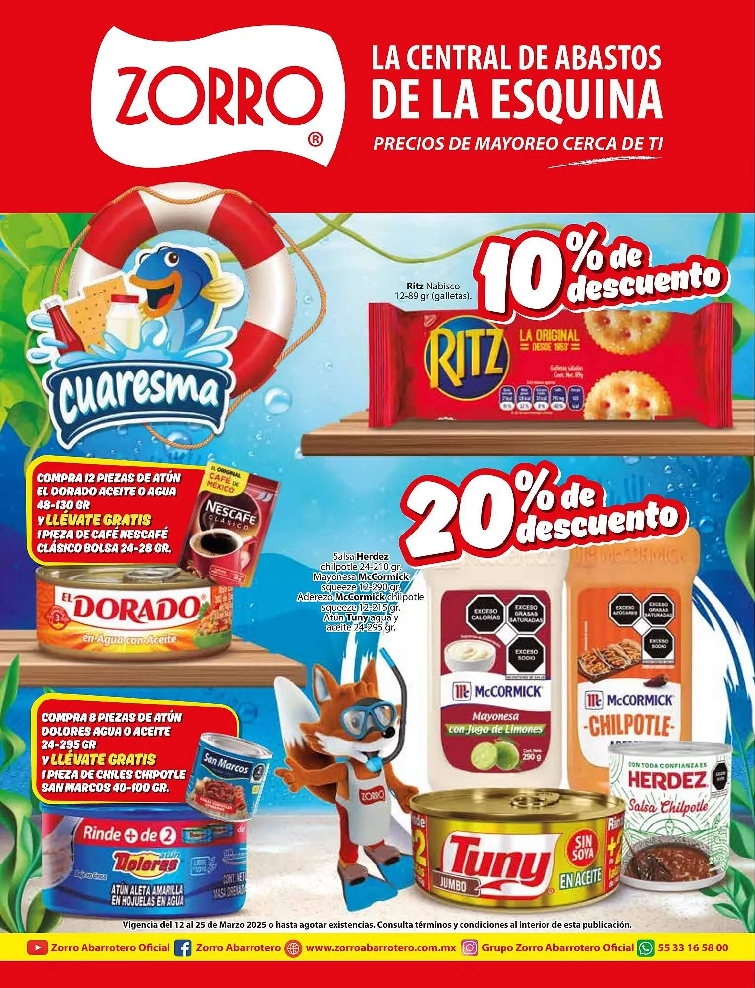 Catálogo de Catálogo Zorro 12 de marzo al 25 de marzo 2025 - Pagina 1