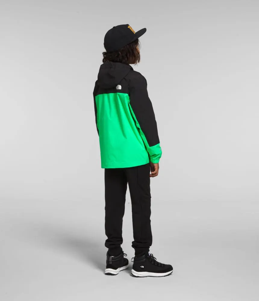 Chamarra Impermeable Antora Niño Verde Neon