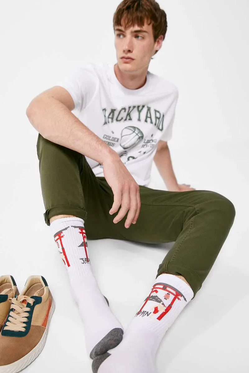 Calcetín rib Japón