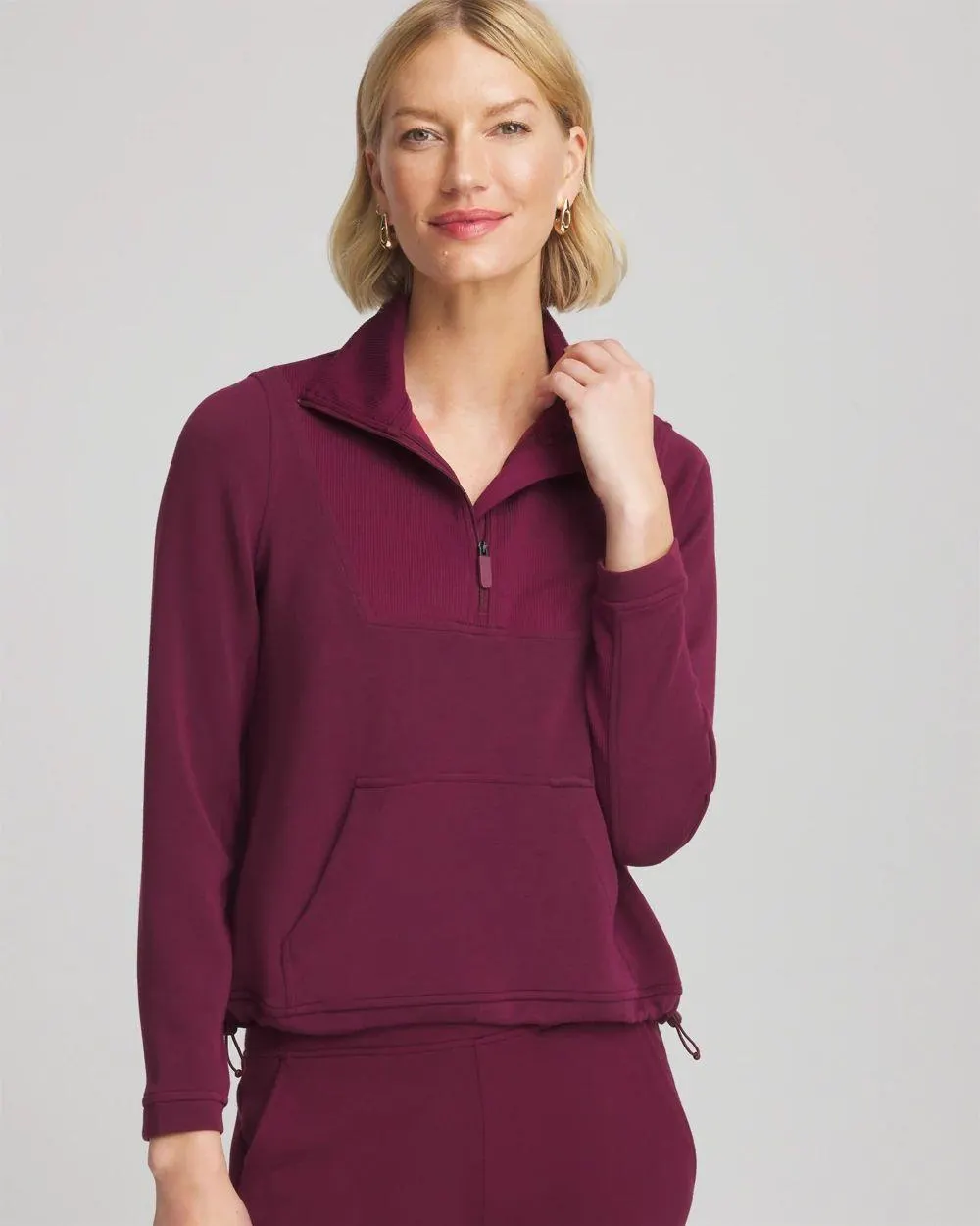 Zenergy ® Scuba Ribbed Sweatshirt
