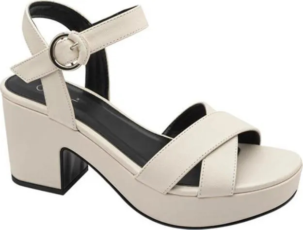 sandalia plataforma tacón básica