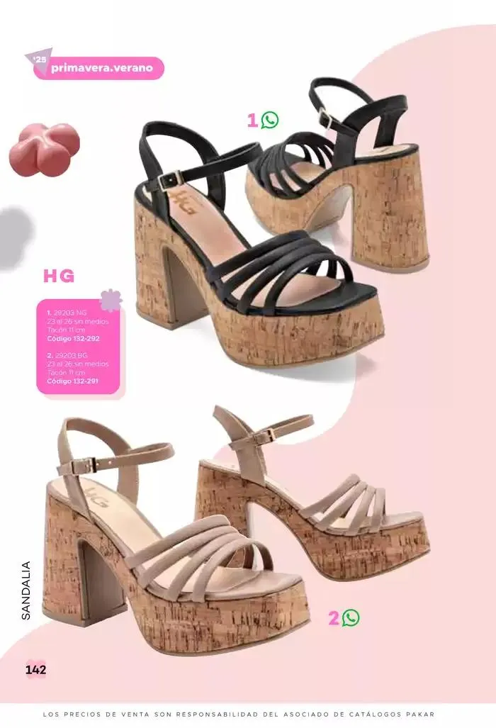 Catálogo de Pakar Sandalia 31 de enero al 31 de mayo 2025 - Pagina 142