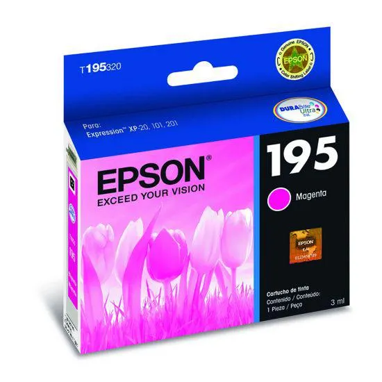 195 Magenta Ink Cartridge - Xpression XP-101/XP-201