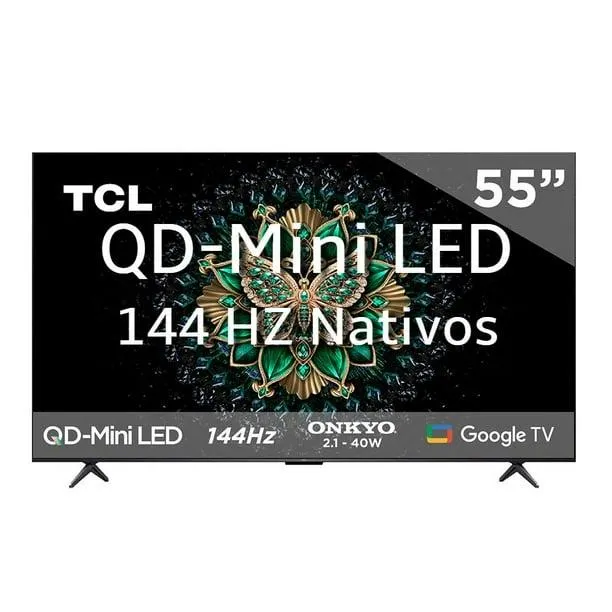 TV TCL 55 pulgadas 4K QLED Smart 55QM6K