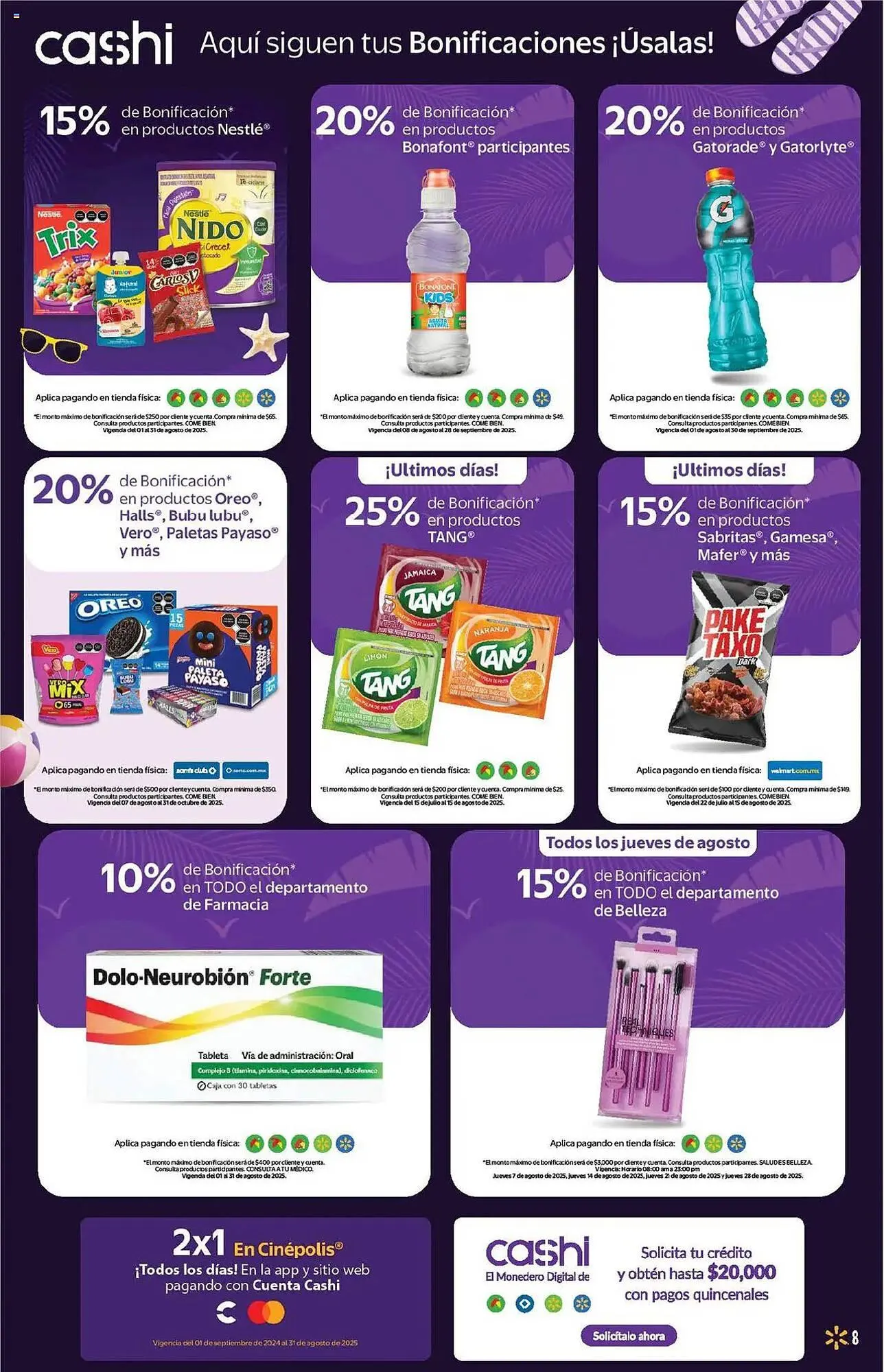 Catálogo de Catálogo Walmart 14 de agosto al 17 de septiembre 2025 - Pagina 8