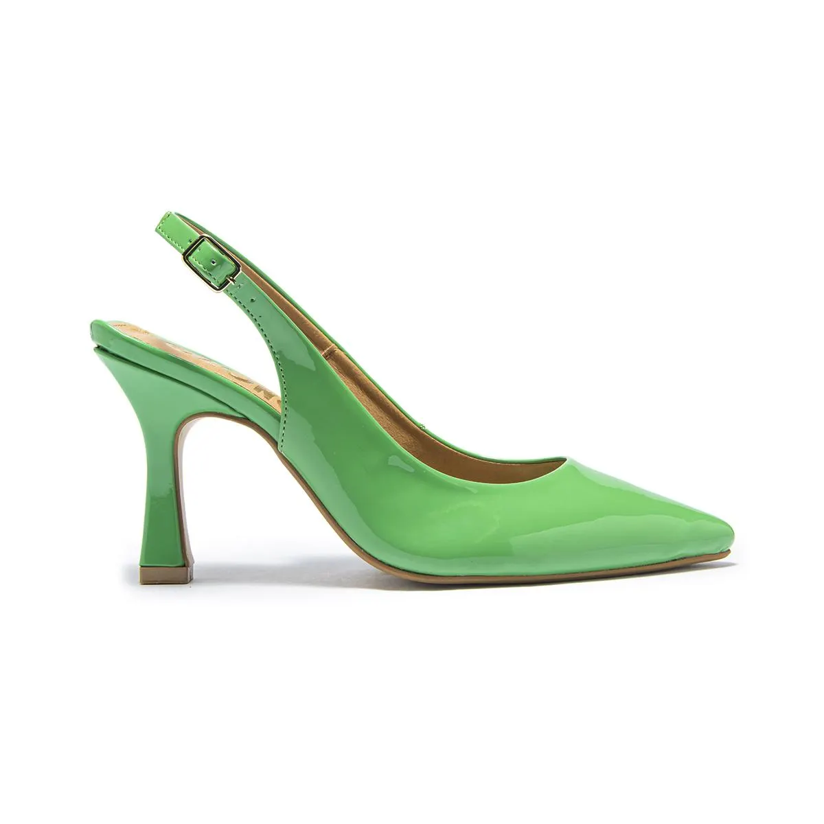 ZAPATILLA TACÓN BAJO DESTALONADA CAPA DE OZONO PARA MUJER ESTILO 640701 VERDE