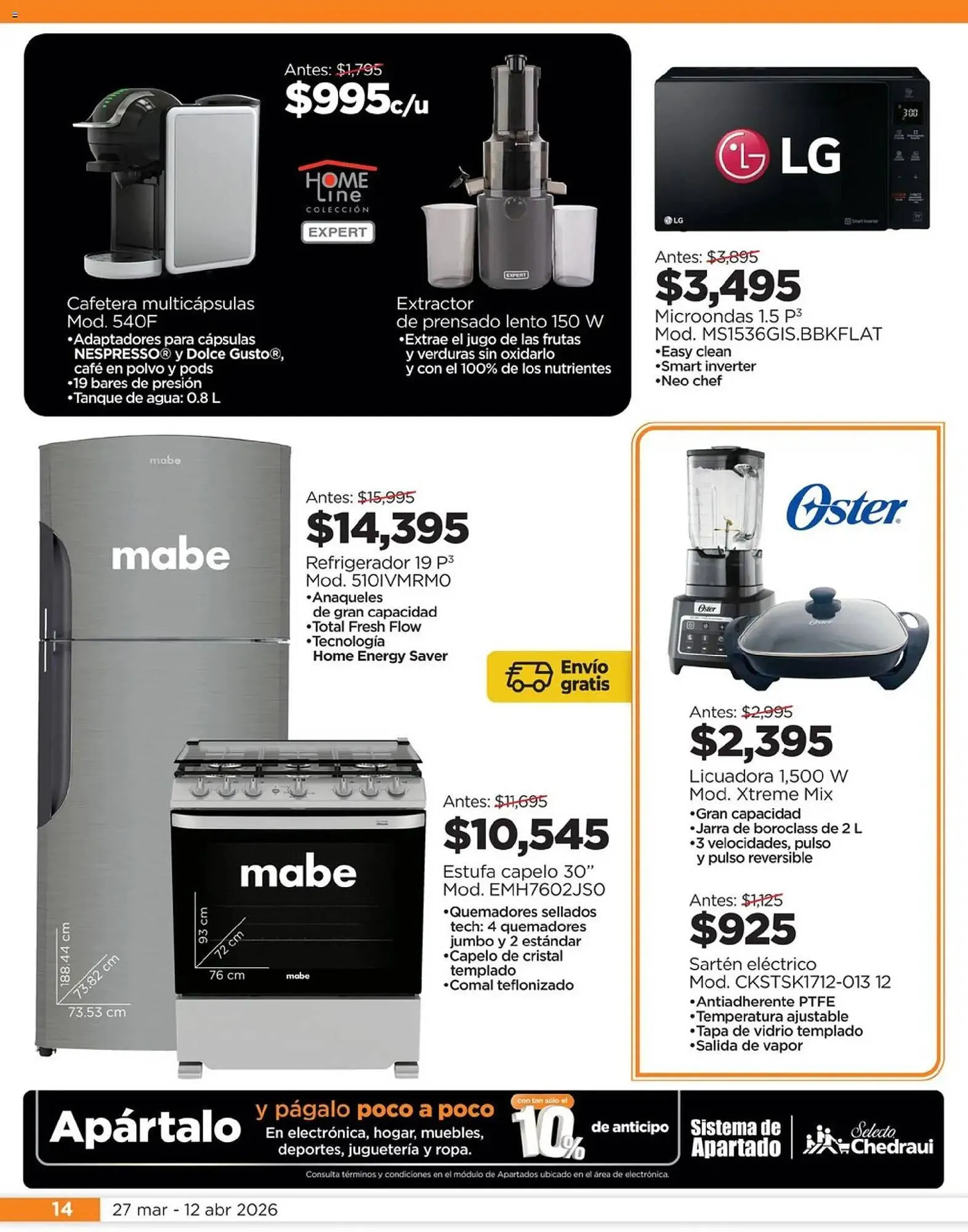 Catálogo de Folleto Chedraui 27 de marzo al 12 de abril 2026 - Pagina 14