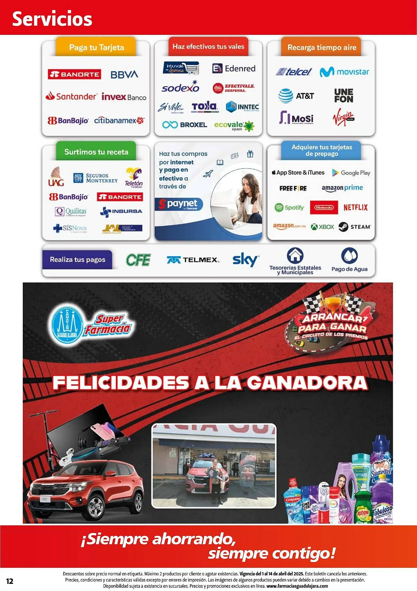 Catálogo de Catálogo Farmacias Guadalajara 1 de abril al 14 de abril 2025 - Pagina 12